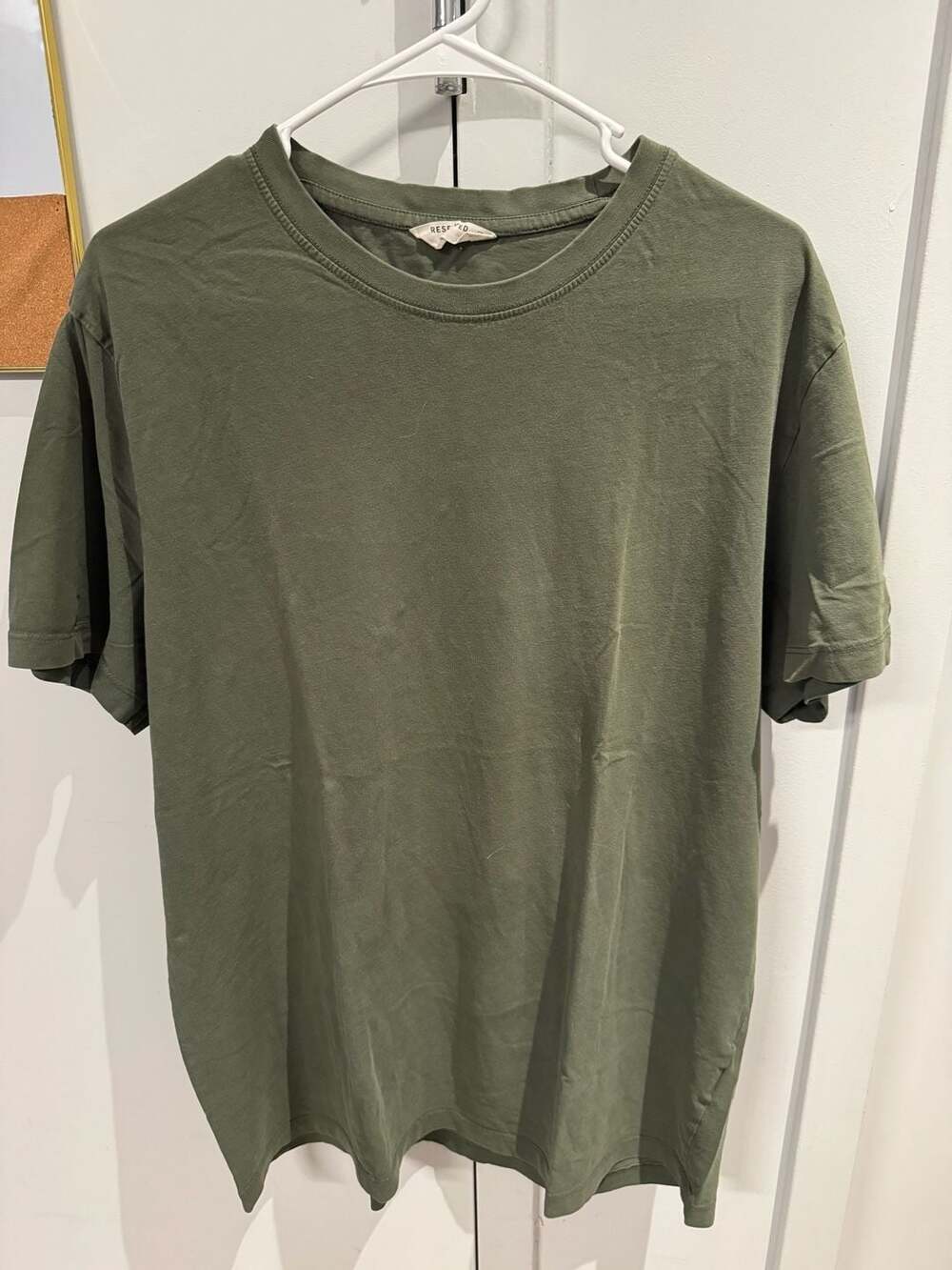 Reserved Green Cotton Crewneck Short Sleeve T-Shirt XXL